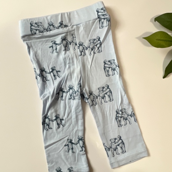 Kate Quinn Light Blue Bear Family Pants 3-6 - Picture 2 of 4